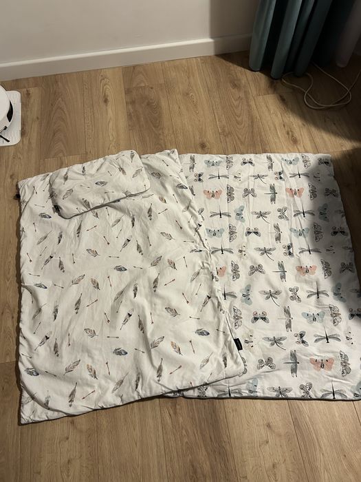 Dwie kołderki do żłobka, lanila 100x 70 cm