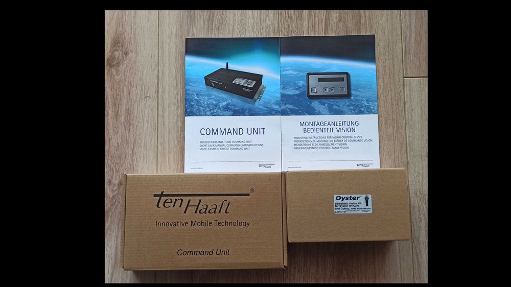 Automatyczna antena do kampera OYSTER skew 85 + nowy sterownik Ten Haaft + dekoder 4K