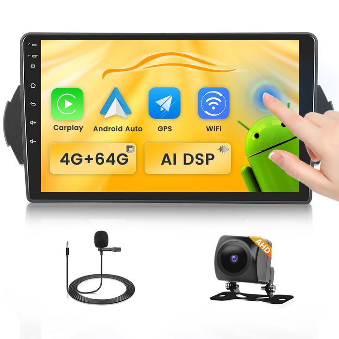 Radio samochodowe z Androidem 4+64G do Fiata Egea, 9 cali