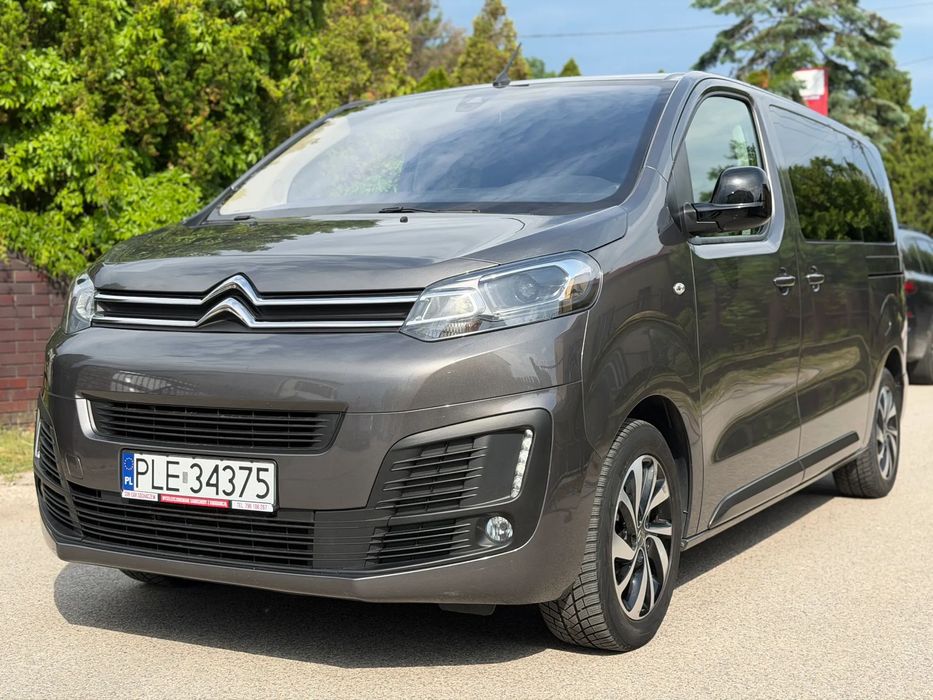 Citroën SpaceTourer 1WŁ Salon PL FV23% Regulowane fotele CarPlay AndroidAuto Czujniki Auto