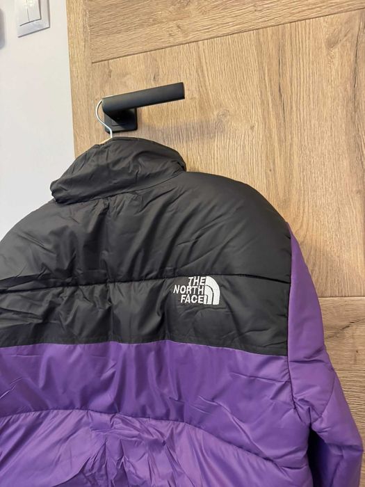 Kurtka zimowa North Face fioletowa