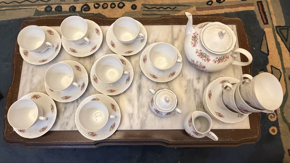 Conjunto de cha SPAL floral