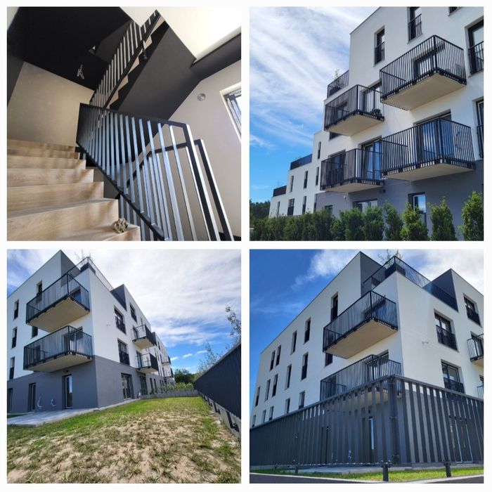 Balustrada metalowa.