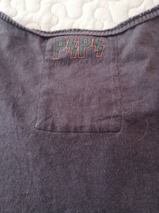 T-shirt da Pepe Jeans em cor castanha e com estampado à frente