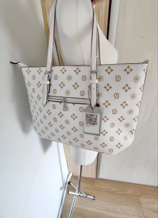 Torba shopper biała, nowa