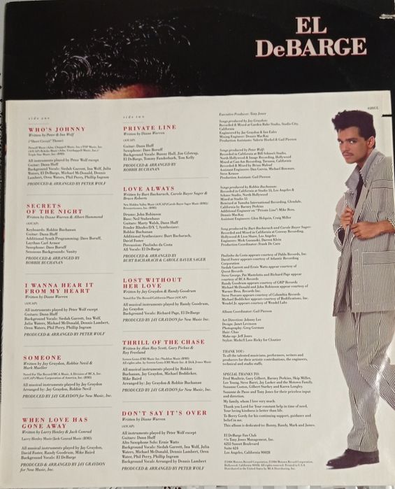 El DeBarge винил