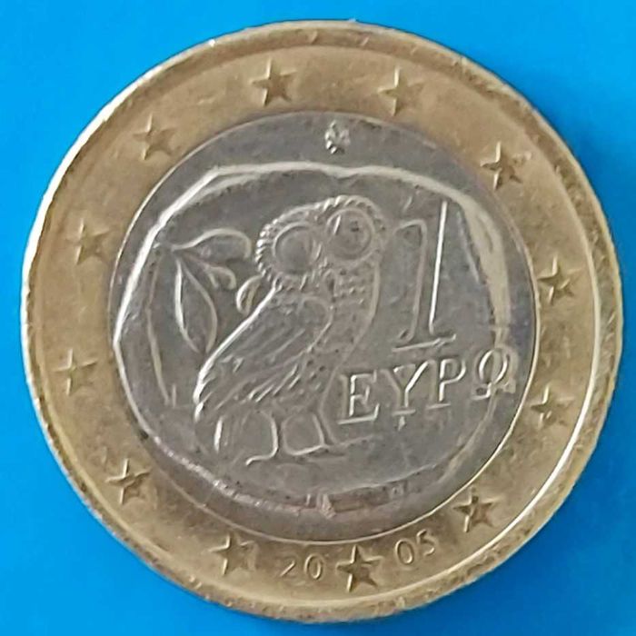 1 Euro de 2005 da Grécia, Coruja