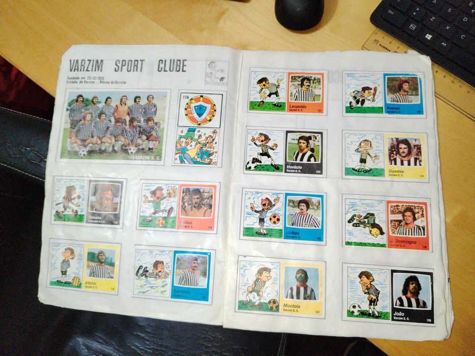 Caderneta de cromos Humor & Futebol - Época 1978/79