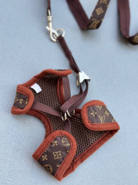 шлейка повідок амуніція для собак Gucci Louis Vuitton LV