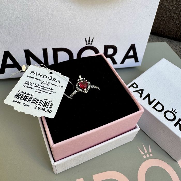 Каблучка Пандора Pandora орігинал кільце Пандора нове Зла королева