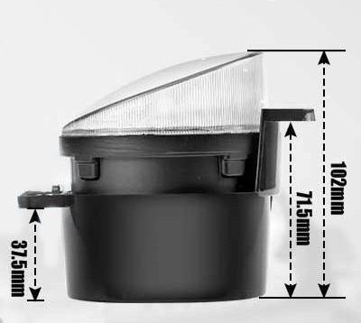 Противотуманные фары ДХО DRL Toyota Lexus габарит ПТФ Тойота Лексус