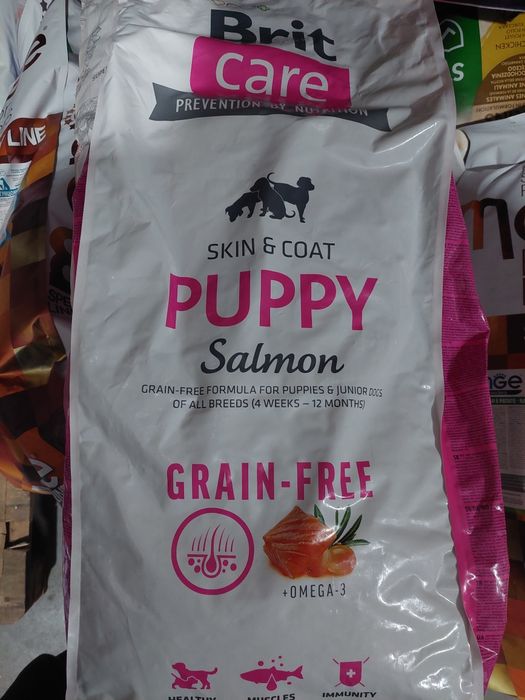 Brit Care щенок лосось 12кг