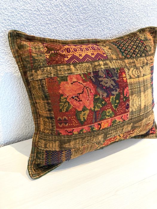 Poszewka dekoracyjna patchworki kilim turecki