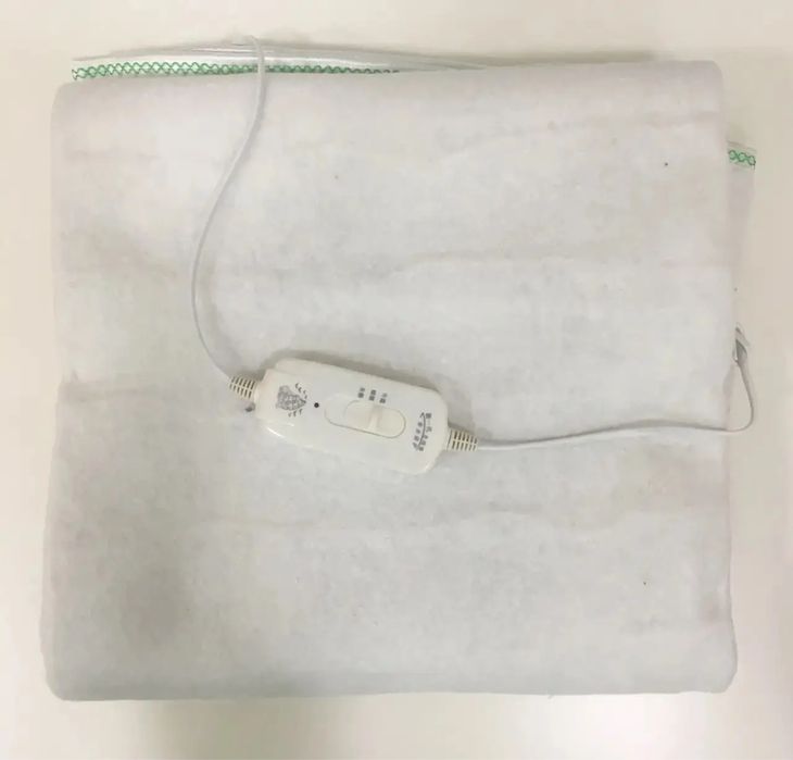 Електропростирадло електричне простирадло з підігрівом Electric Blanket 150х120см біле