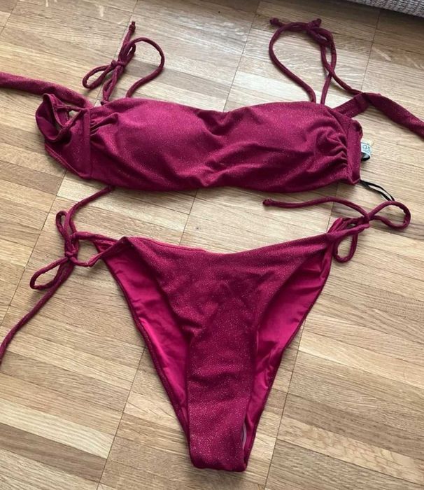 Nowe bordowe bikini