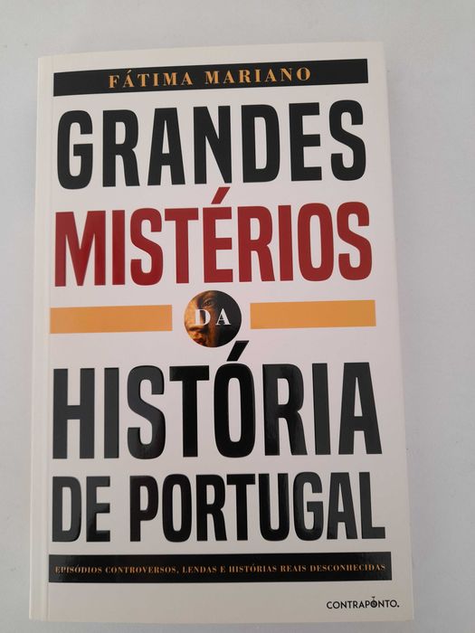 Livro " Grandes Mistérios da História de Portugal " Novo