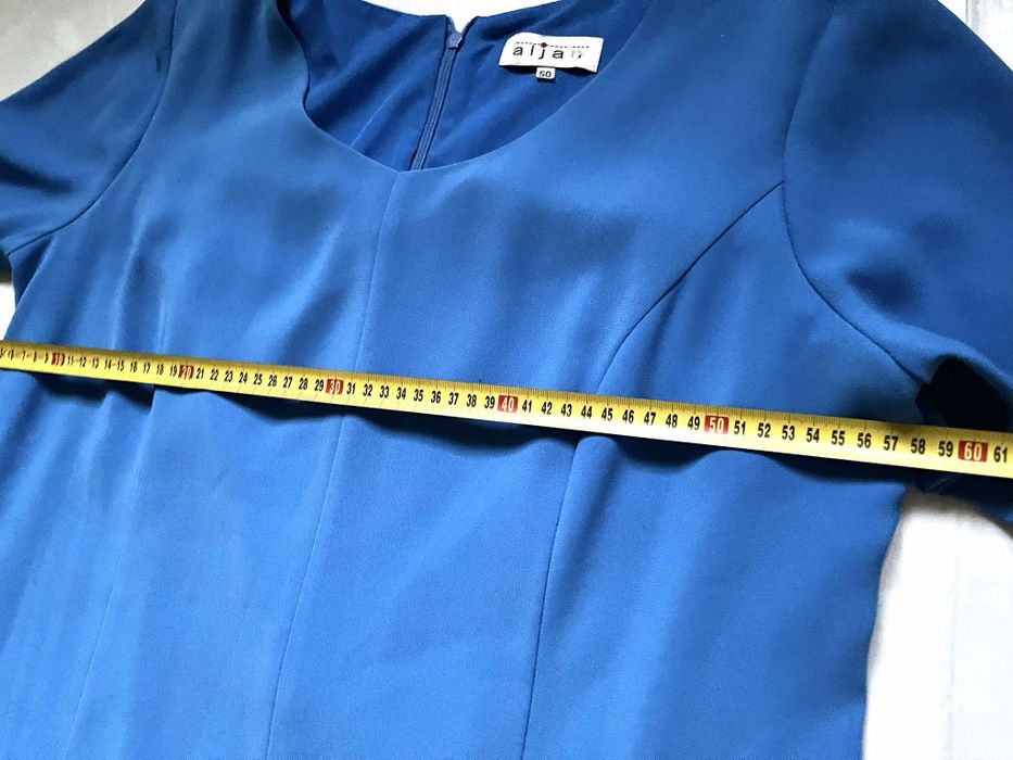 Sukienka długa Aljan 48/50 niebieska wesele komunia luksusowa