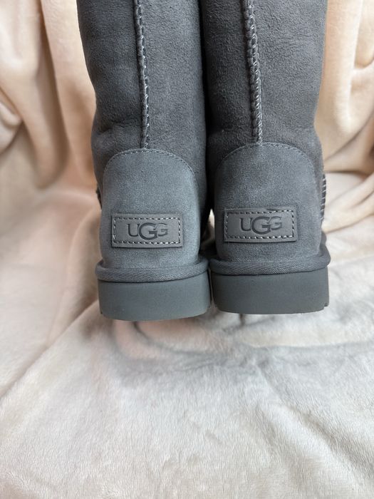 Жіночі оригінальні уги Ugg classic suede grey розмір 36