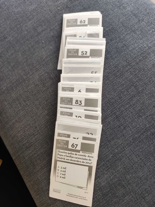 Cromos Fome de Vencer