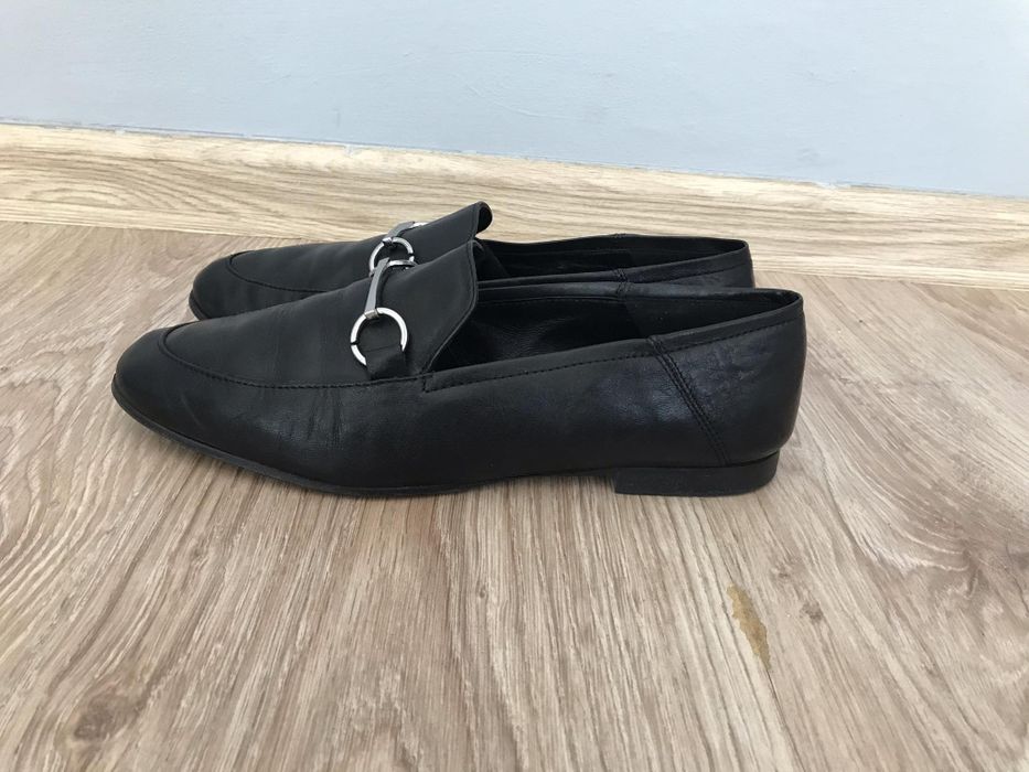 Massimo Dutti loafersy 37 skóra naturalna