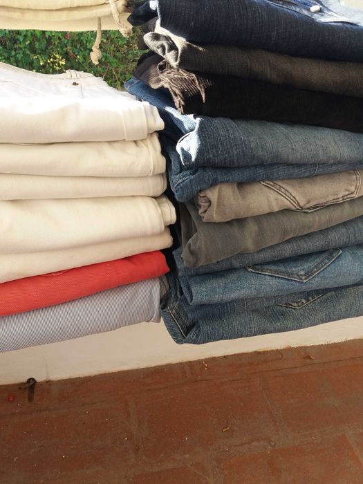 Roupa criança senhora homem bem estimada