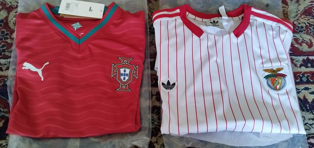 Camisola Benfica e Portugal
