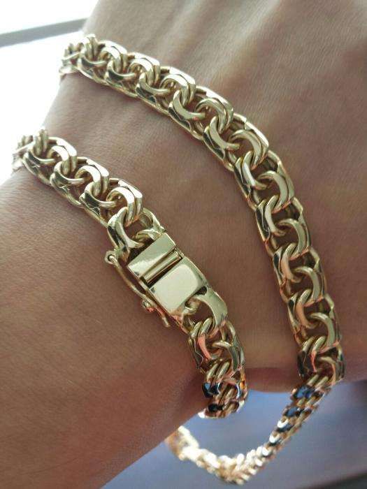 Złoty PEŁNY Łańcuch - Galibardi - 585 - Warszawa