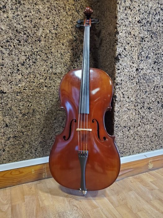 Violoncelo 4/4 luthier alemão C. Placht (Bubenreuth) com arco.