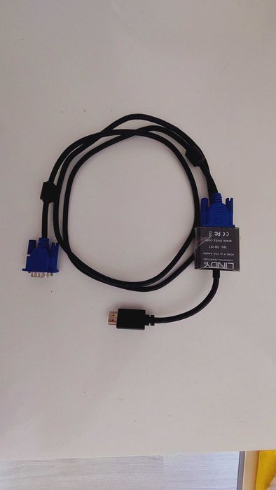 Cabo de adaptação VGA/hdmi