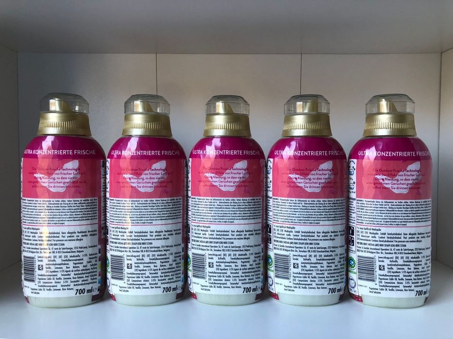 Lenor Wildblumenfeld 50 prań koncentrat do płukania z Niemiec 5 sztuk