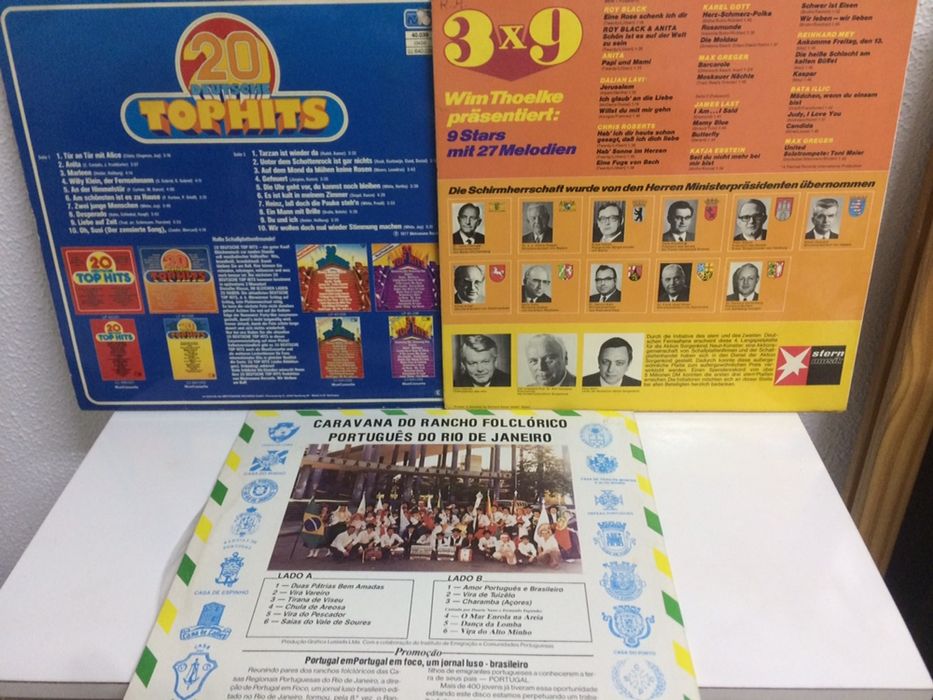 Lote de 8 Discos de Vinil LP’s. Também vendo à unidade