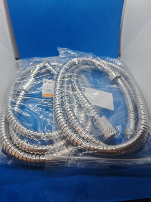 2 szt. Waz prysznicowy stozkowy. 150 cm. Srebny