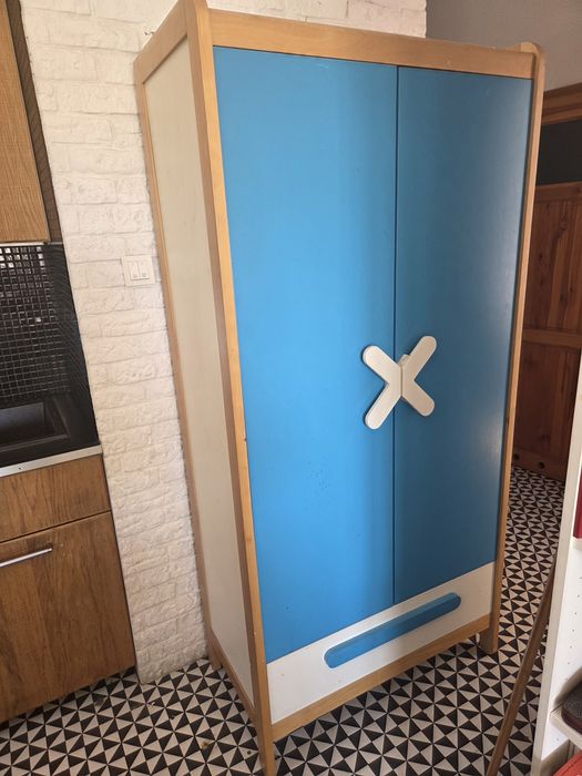 Szafa Simple Timoore niebieska nie Ikea