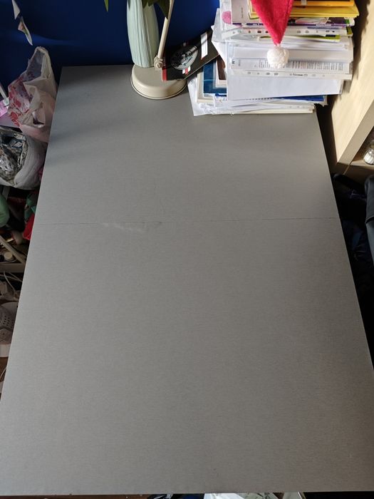 Stół srebrno szary 80x120 rozkładany do 80x150