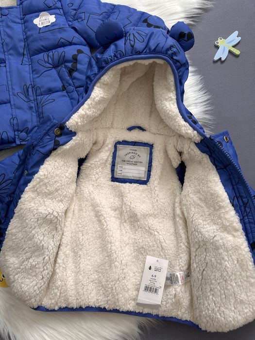 Дитяча тепла куртка з вушками