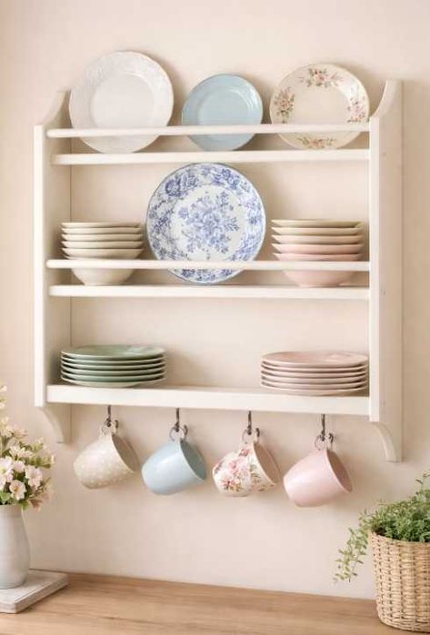 Ikea STENSTORP rustykalna półka ozdobna na kubki talerze (wysyłka)