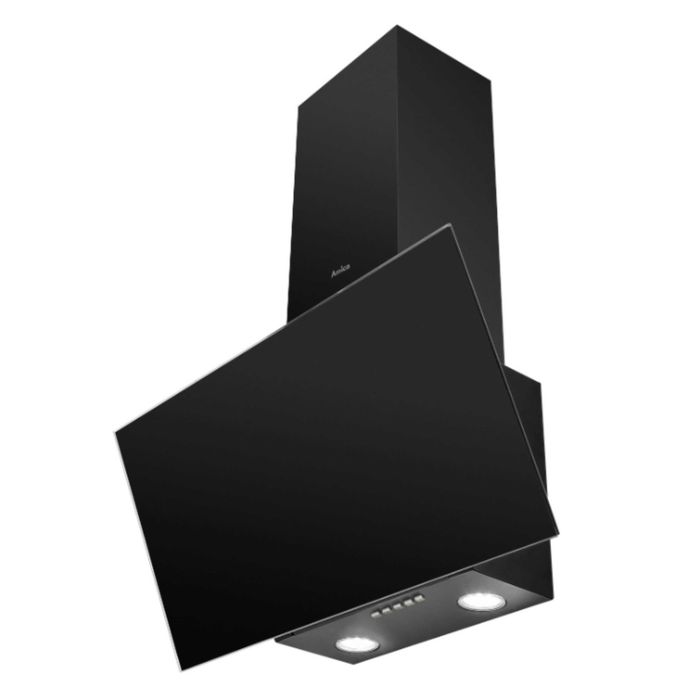 Okap kominowy Amica OKC6227B Czarny szer. 60 cm LED 63dB Klasa C 09.04/03o