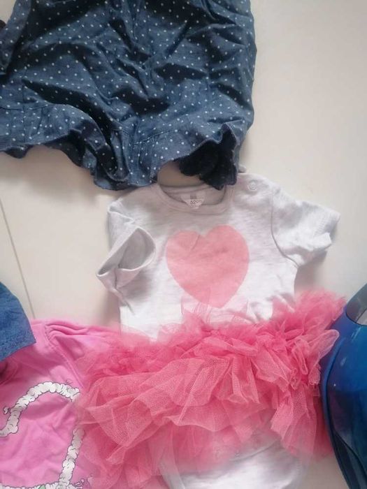 Paka ubrań dziewczynka 62-68