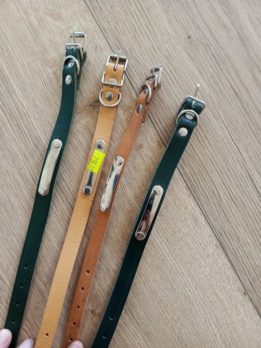 Nowe skórzane obroże