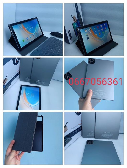12/512 Gb, планшет, с комплектом, новый, 10.1,sim,Android 13