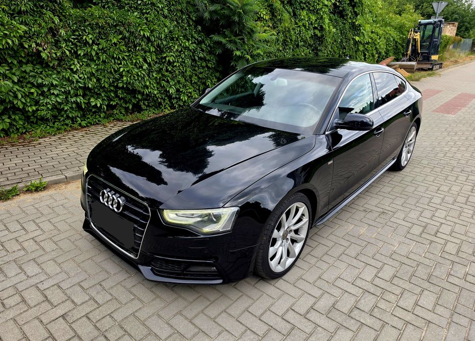 Audi A5 S-Line  Model 2013 Czarna Ledy Nawigacja