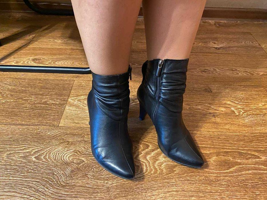 Женские кожаные ботинки натуральная кожа