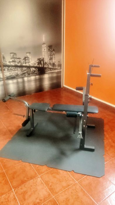 Banco de Supino + Pernas - monta já o teu ginásio em casa!