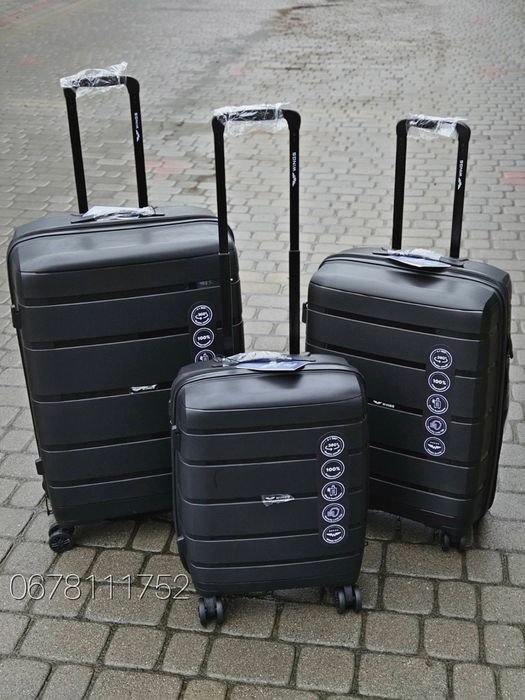 100% polypropylene WINGS HWF01 Польща валізи чемоданы ручна поклажа