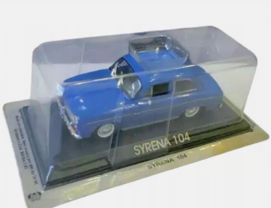 Syrena 104 Kultowe Auta PRLu DeAgostini skala 1:43