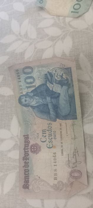 Antigas notas para venda