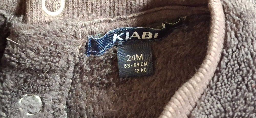 Pijama Urso Preto Kiabi 24 meses
