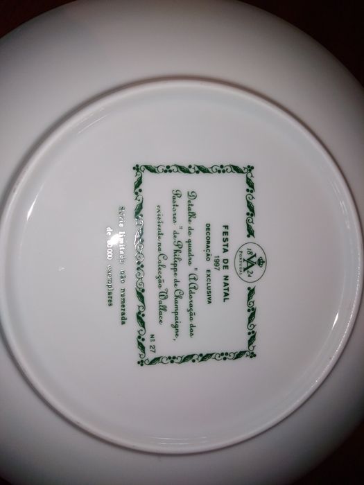 Prato "Festa de Natal" de 1997 - Vista Alegre