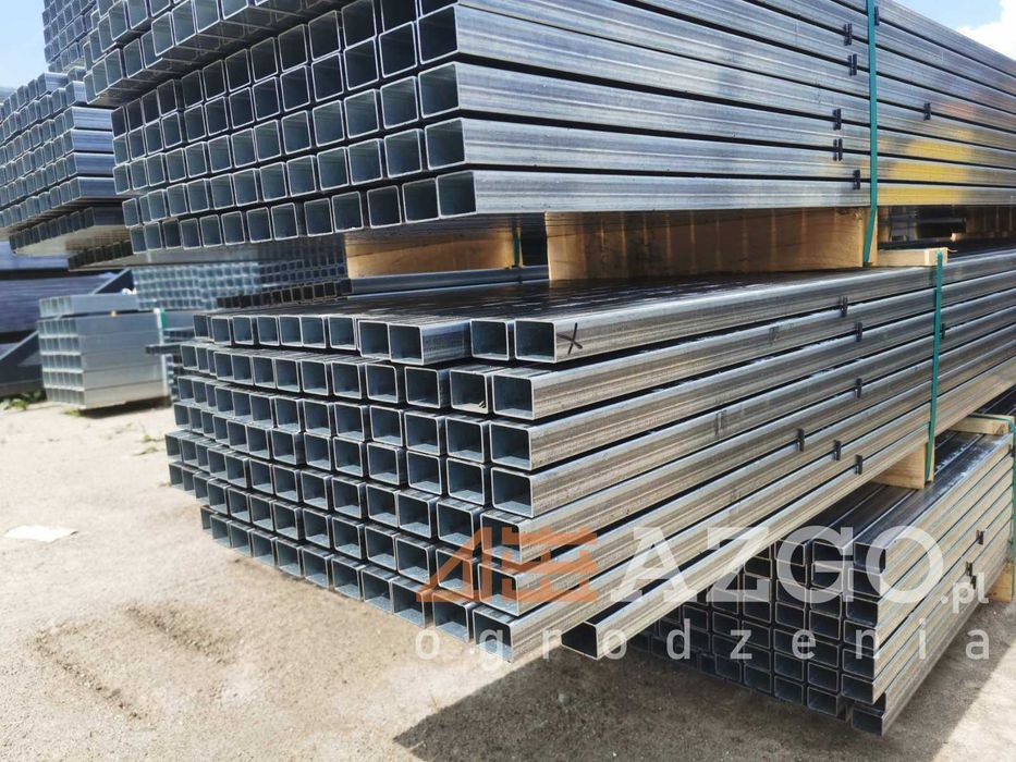 Najtańszy Słupek 2mm 60x40x2 grube do paneli siatki ocynkowane lakier