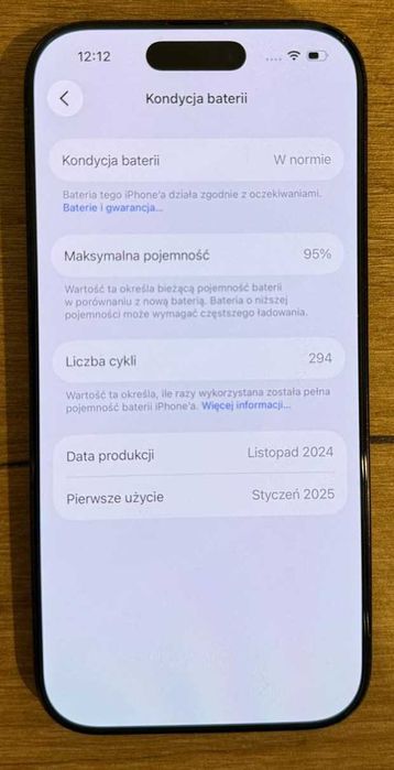 Iphone 16 Pro 128 GB, czarny